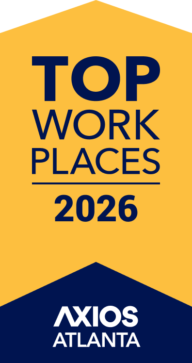 Top Workplaces 2026 Axios Atlanta award badge